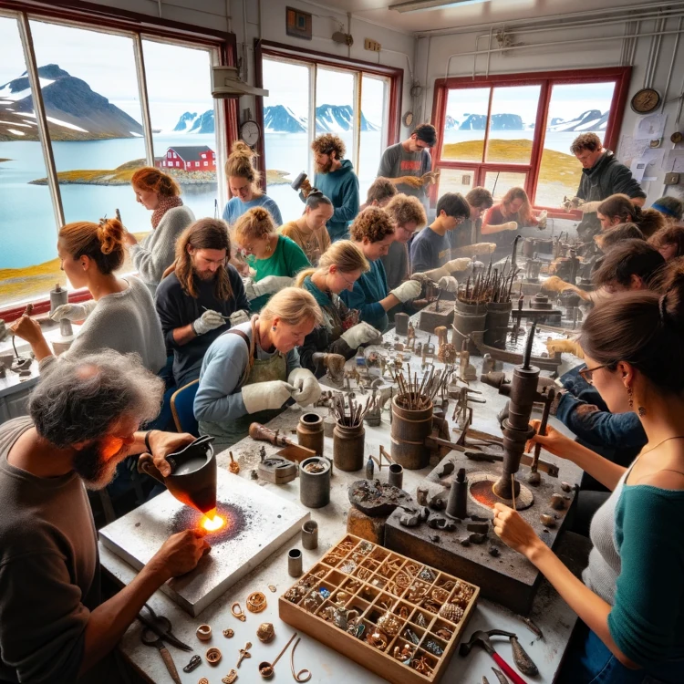 Grönlandgorilla Bronze Workshop